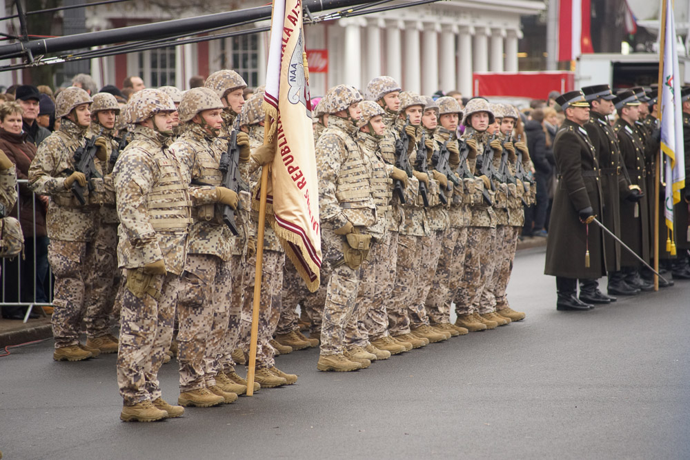 Парад в День Лачплесиса 2014