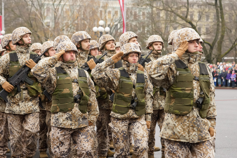 Парад в День Лачплесиса 2014