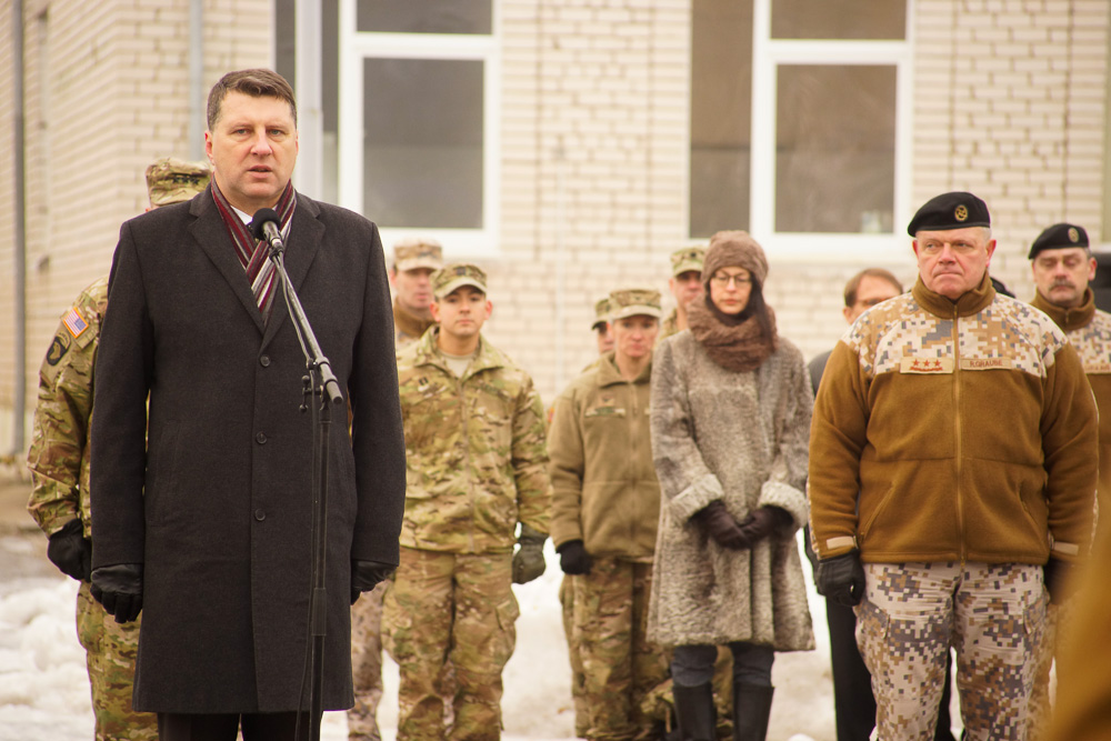 2-ой Кавалерийский в Адажи: Церемония