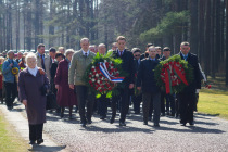 Мемориал Саласпилс. Церемония